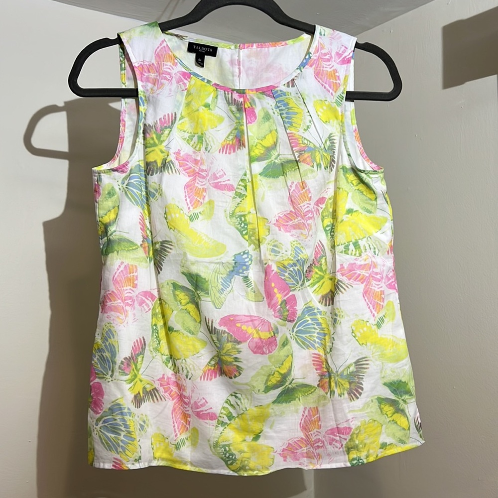 Talbots Butterfly Shirt